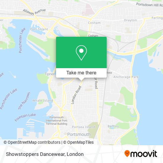 Showstoppers Dancewear map