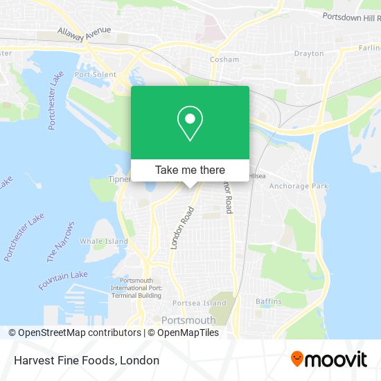 Harvest Fine Foods map