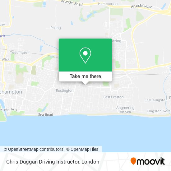 Chris Duggan Driving Instructor map