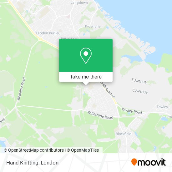 Hand Knitting map