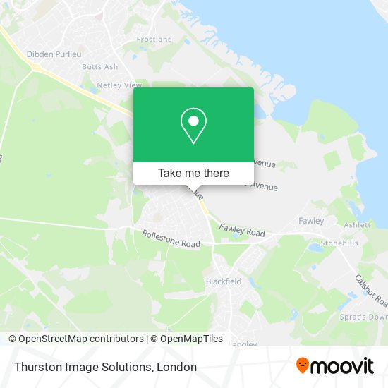 Thurston Image Solutions map