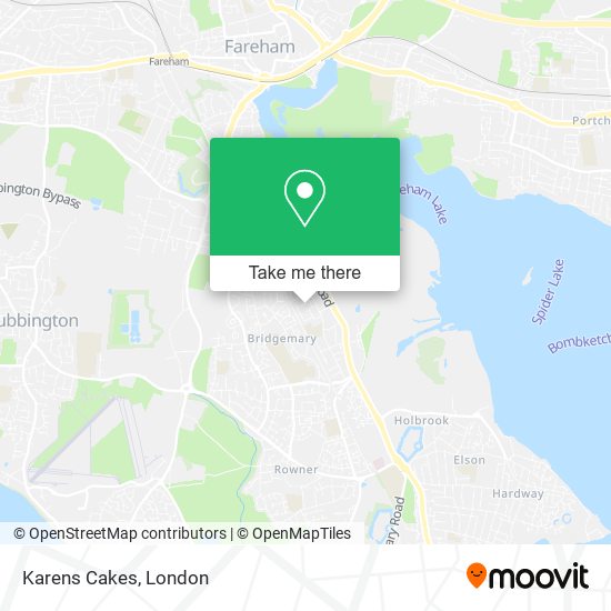 Karens Cakes map