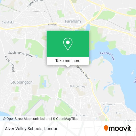 Alver Valley Schools map