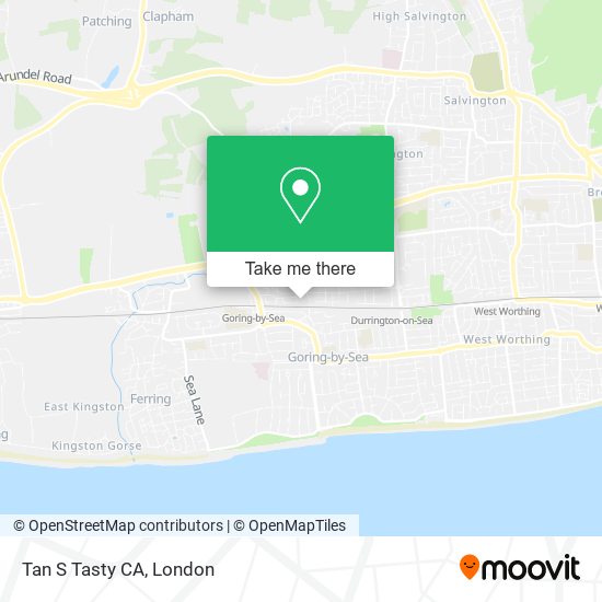 Tan S Tasty CA map