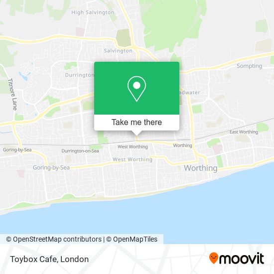 Toybox Cafe map