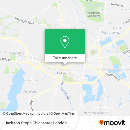 Jackson-Stops Chichester map