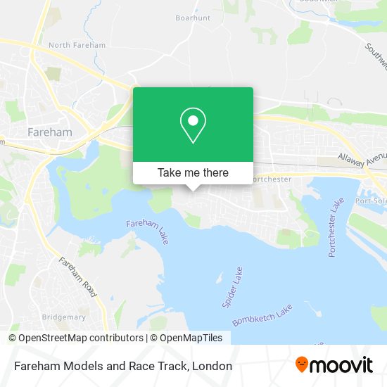 Fareham Models and Race Track map