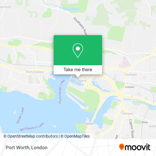 Port Worth map