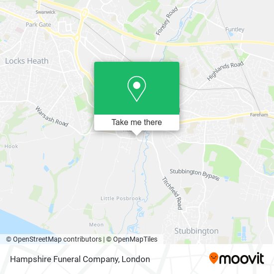 Hampshire Funeral Company map