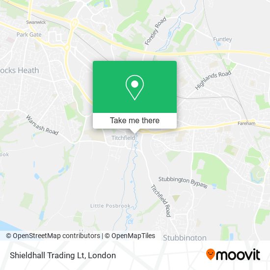 Shieldhall Trading Lt map