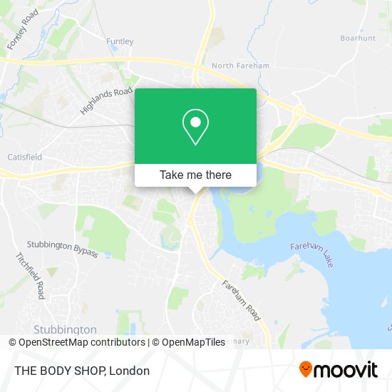 THE BODY SHOP map