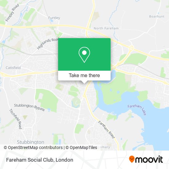 Fareham Social Club map