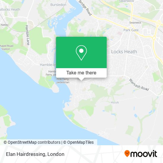 Elan Hairdressing map