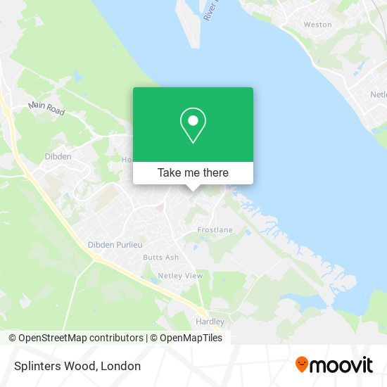 Splinters Wood map