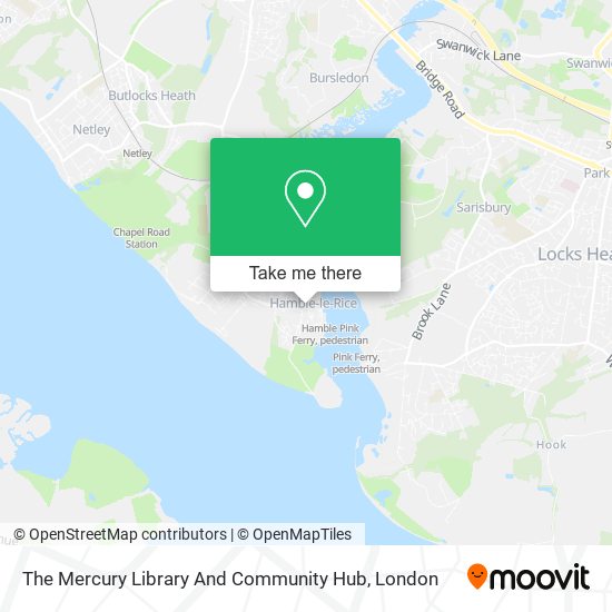The Mercury Library And Community Hub map