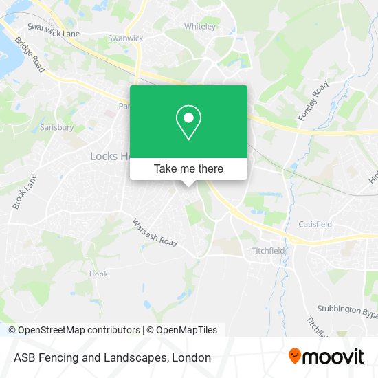 ASB Fencing and Landscapes map
