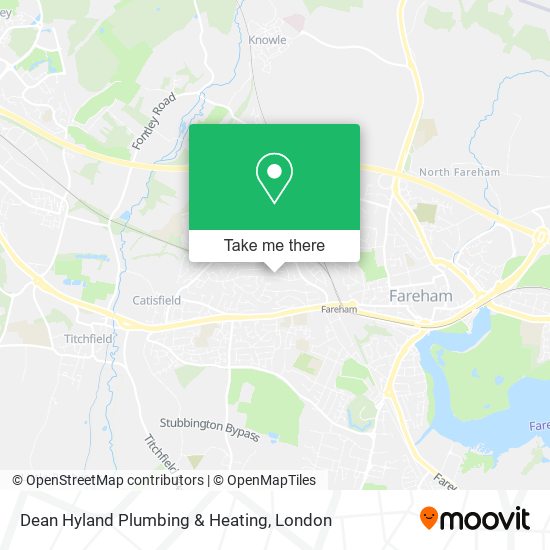 Dean Hyland Plumbing & Heating map