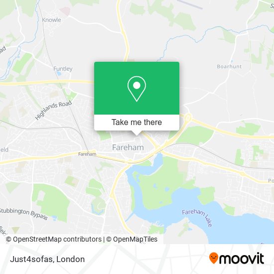 Just4sofas map
