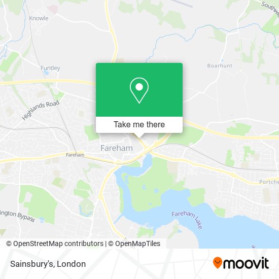 Sainsbury's map