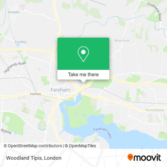Woodland Tipis map