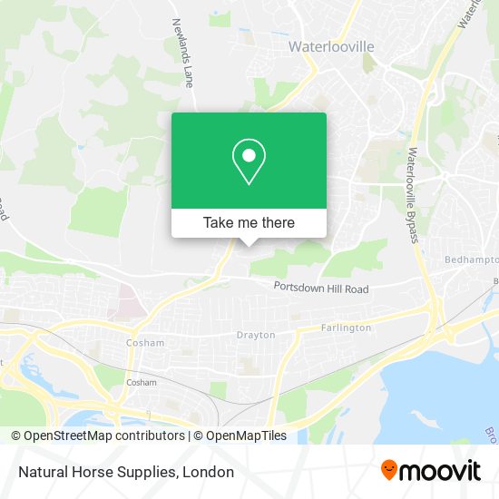 Natural Horse Supplies map