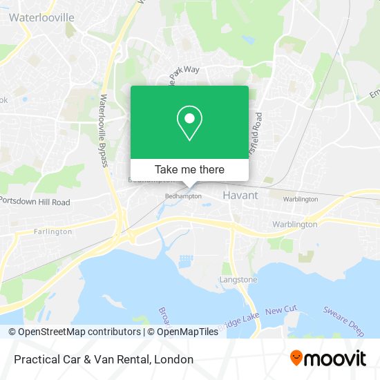 Practical Car & Van Rental map