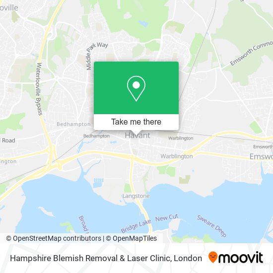 Hampshire Blemish Removal & Laser Clinic map