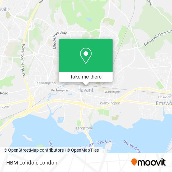 HBM London map