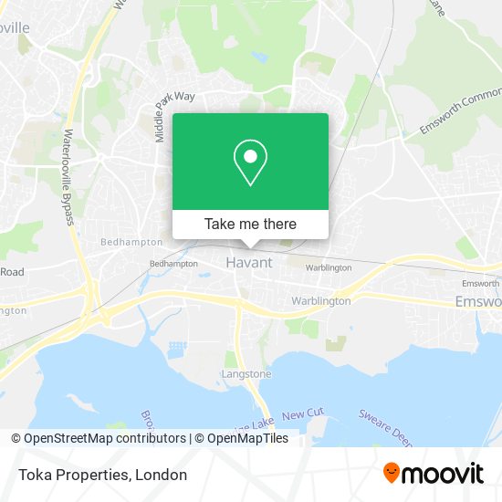 Toka Properties map