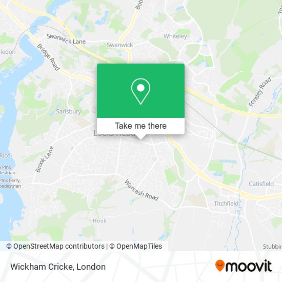 Wickham Cricke map