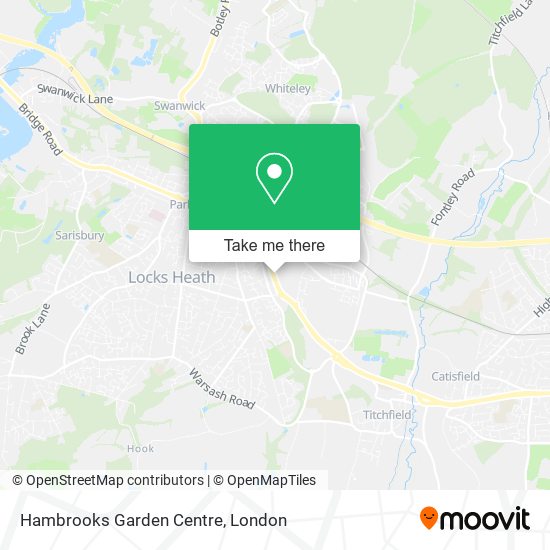 Hambrooks Garden Centre map