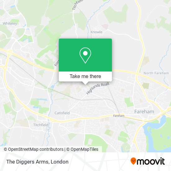 The Diggers Arms map
