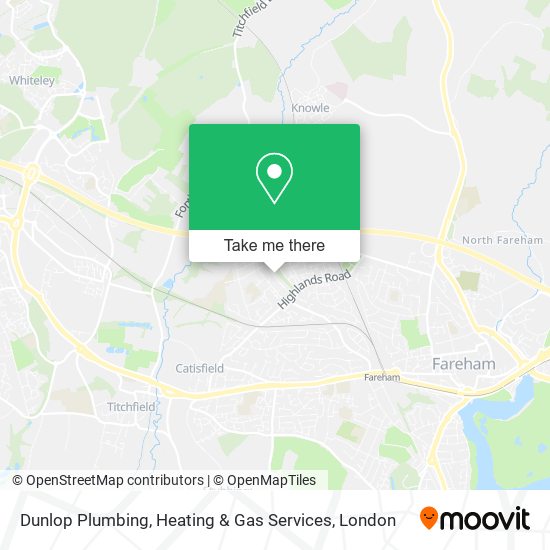 Dunlop Plumbing, Heating & Gas Services map
