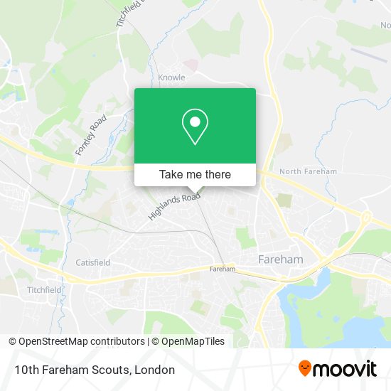 10th Fareham Scouts map