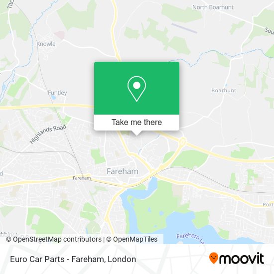 Euro Car Parts - Fareham map