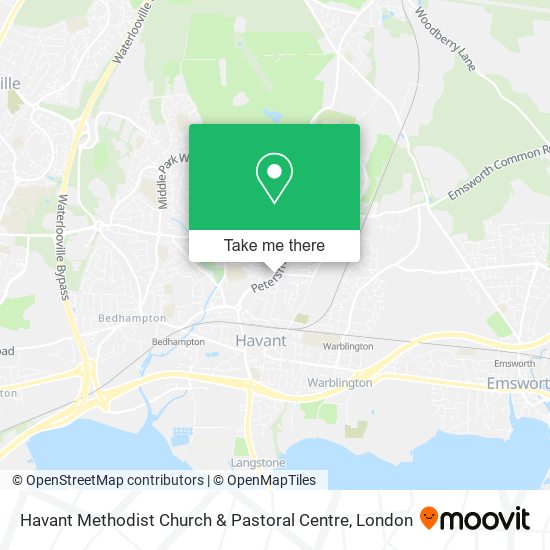 Havant Methodist Church & Pastoral Centre map