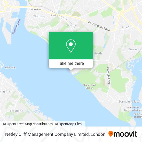 Netley Cliff Management Company Limited map