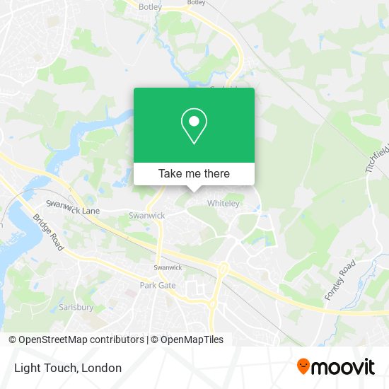 Light Touch map