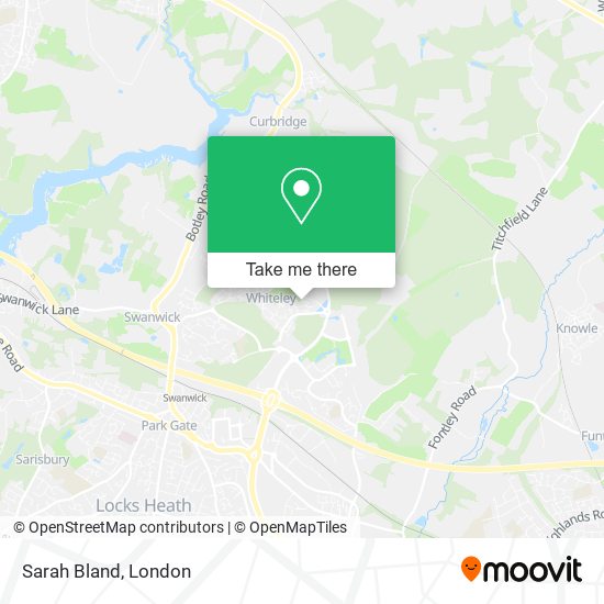 Sarah Bland map