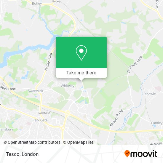 Tesco map