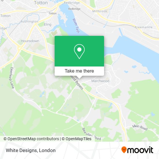 White Designs map