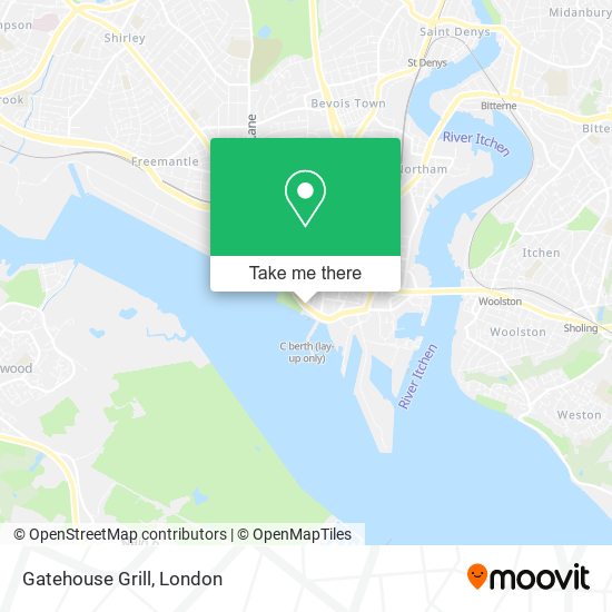 Gatehouse Grill map