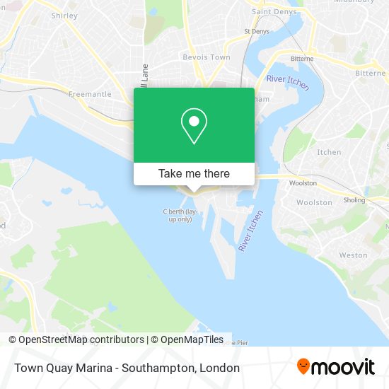 Town Quay Marina - Southampton map