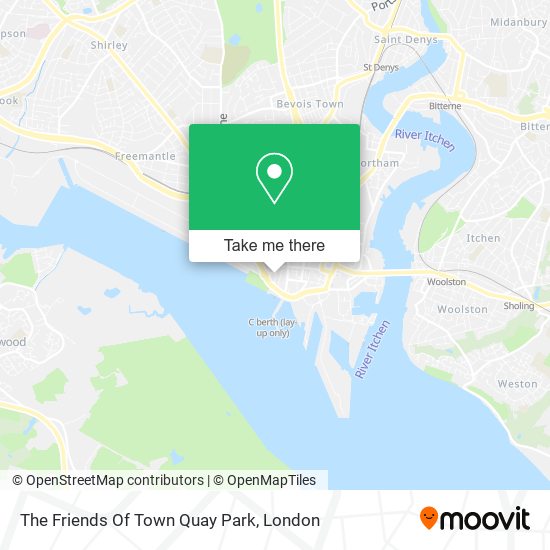 The Friends Of Town Quay Park map