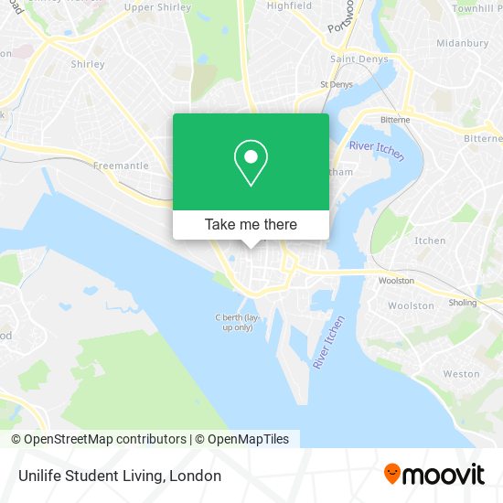 Unilife Student Living map