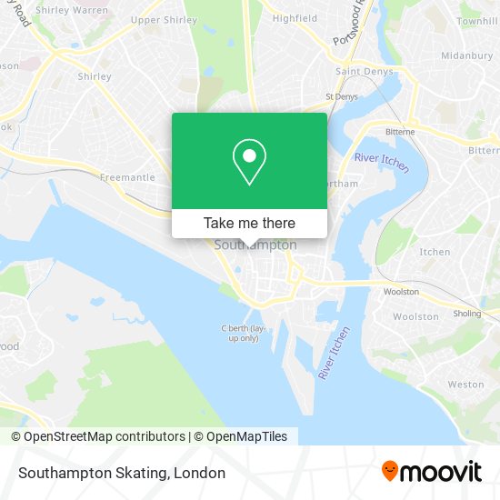 Southampton Skating map