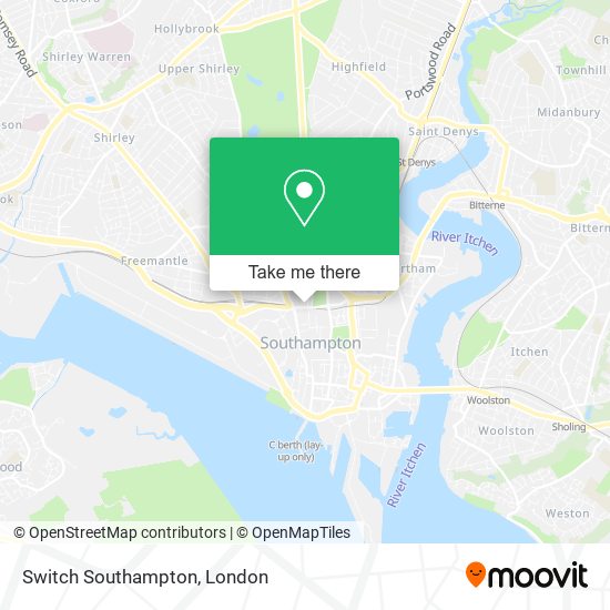 Switch Southampton map