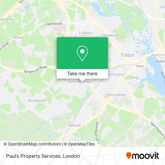 Paul's Property Services map