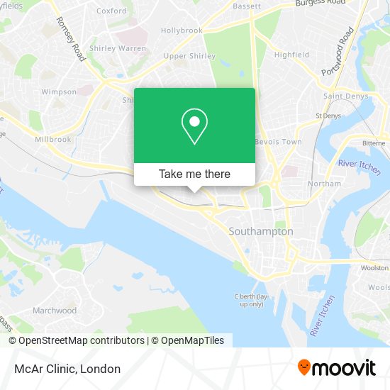 McAr Clinic map