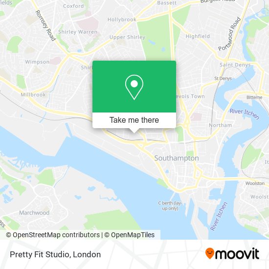 Pretty Fit Studio map